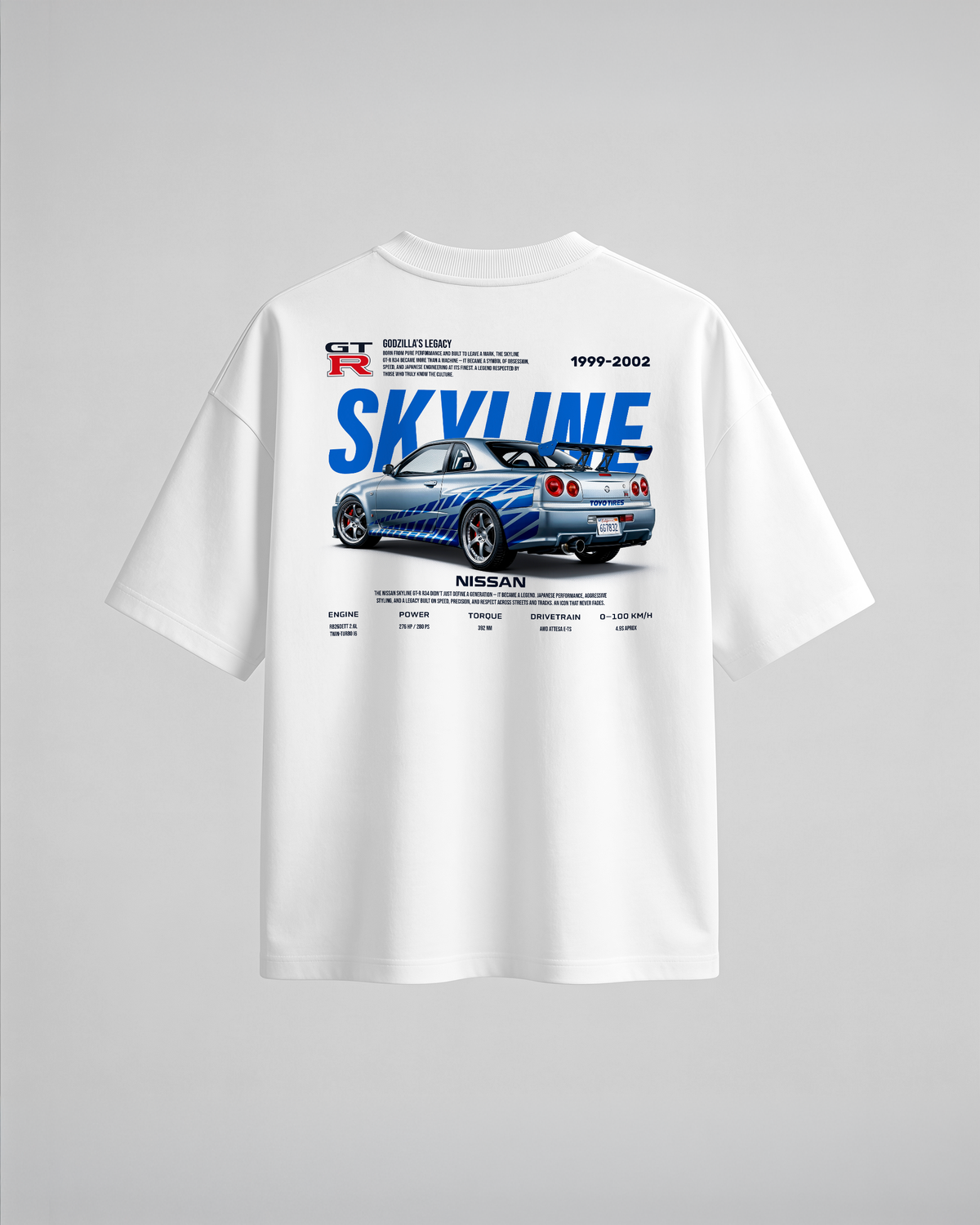 NISSAN SKYLINE GT-R BLANCO