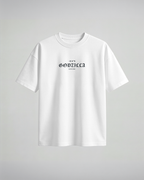 Camiseta oversize blanca Nissan GT-R R35 - vista frontal con logo Godzilla