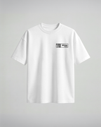 Camiseta oversize blanca Toyota Supra MK4 - vista frontal con detalle JDM Special