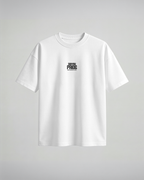 Camiseta oversize Saiyan Pride de Dragon Ball Z, color blanco, vista frontal